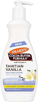 Palmer's Cocoa Butter Formula Tahitian Vanilla Body Lotion, 13.5 Oz, Daily Moisturizing Lotion for Dry Skin with Shea Butter & Vitamin E, Hydrates & Protects, Helps Provide 48-Hour Deep Moisture