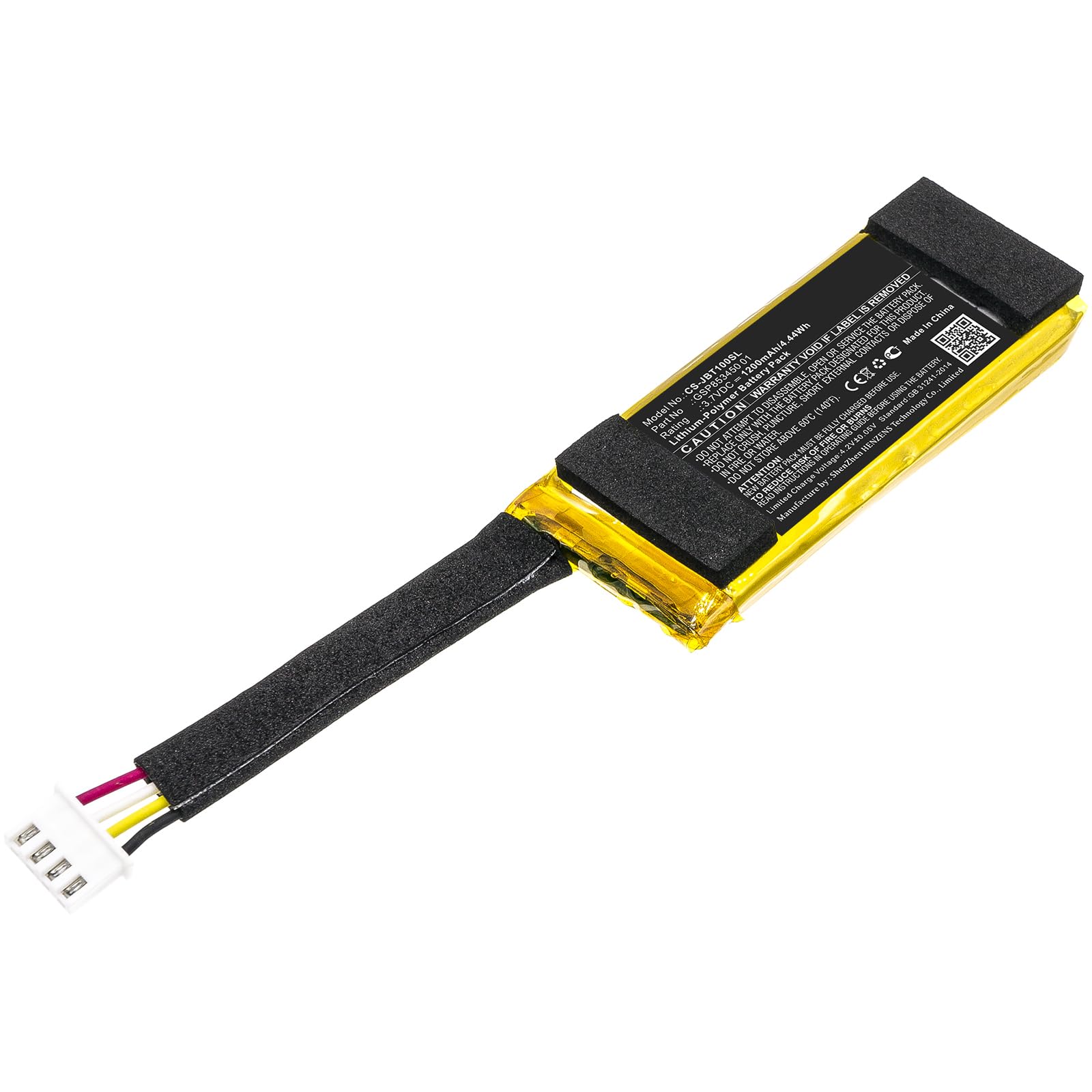 Battery for GSP853450 01 Free Truly Charging Case