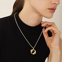 Vista 2 de GOLDCHIC JEWELRY Zodiac Constellation Charm Necklace for Women, Gold Horoscope Astrology Pendant Necklaces Birthday Gifts