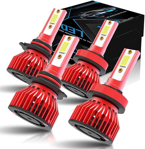 Bombillas LED para faros delanteros compatibles con Honda Accord 2013-2018 y Accord Coupe 2008-2012, faros LED 9005 H11, 6000 K blanco para