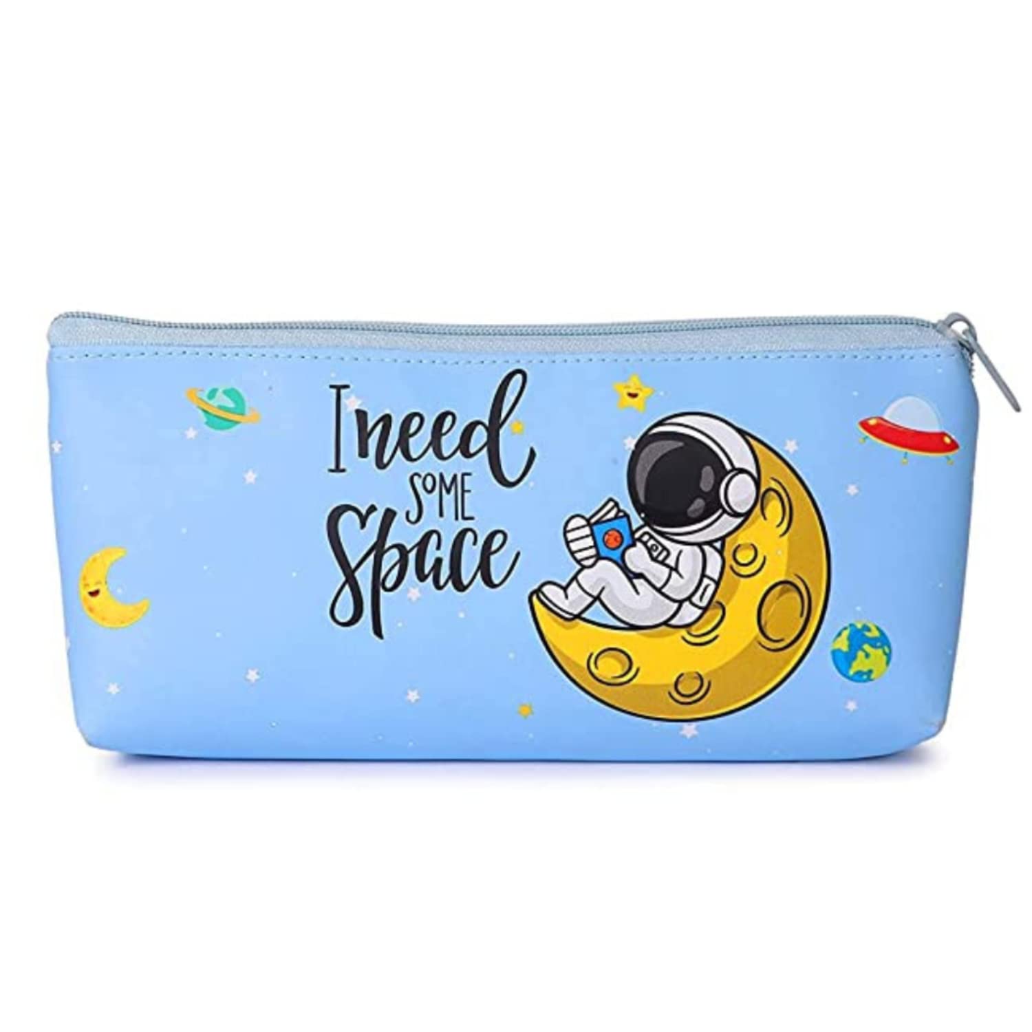 Urban Festivities Canvas Pencil Case For Boys, Astronaut Pencil Pouch For Kids School Stationery Storage Bag Zipper Closer Pencil Case Travel Pouch For Boys Pouch Gift Pouch Return Gifts - Blue (B0C43SWBM6) Amazon Price History, Amazon Price Tracker