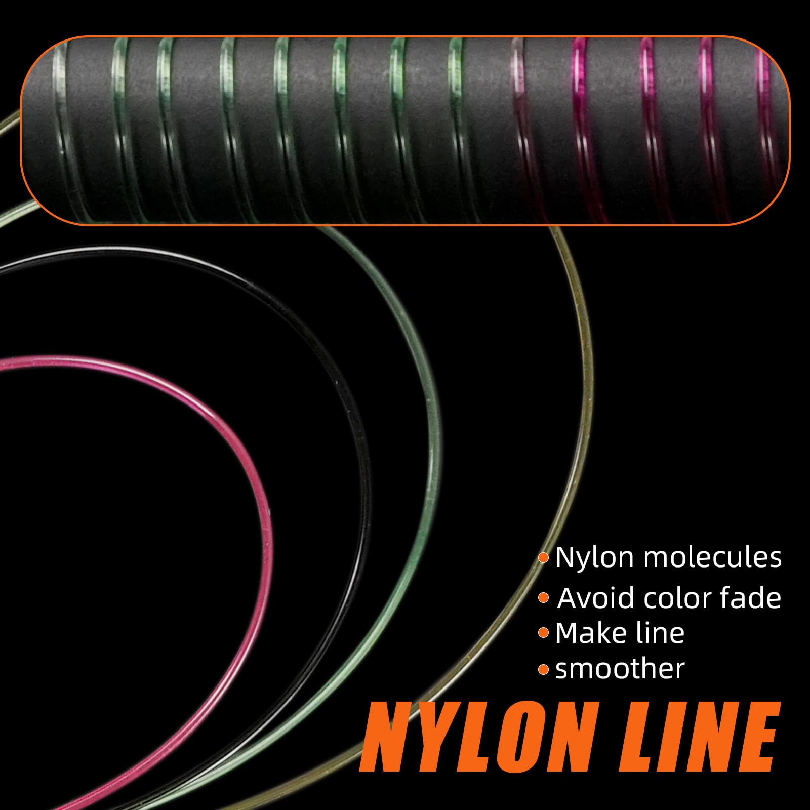 SeaKnight COLORMAX - Línea de Pesca de Nailon de 500m, monofilamento Suave, súper Fuerte, Pesca de Carpa, Pesca en el mar, 2-35LB