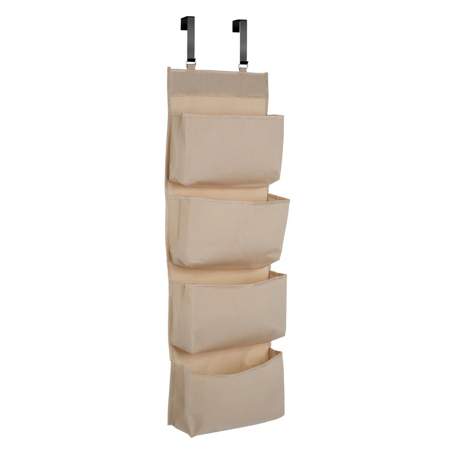 Buy Home 2 Tier Over Door Storage Organiser - Black | Kitchen Shelves And Stands