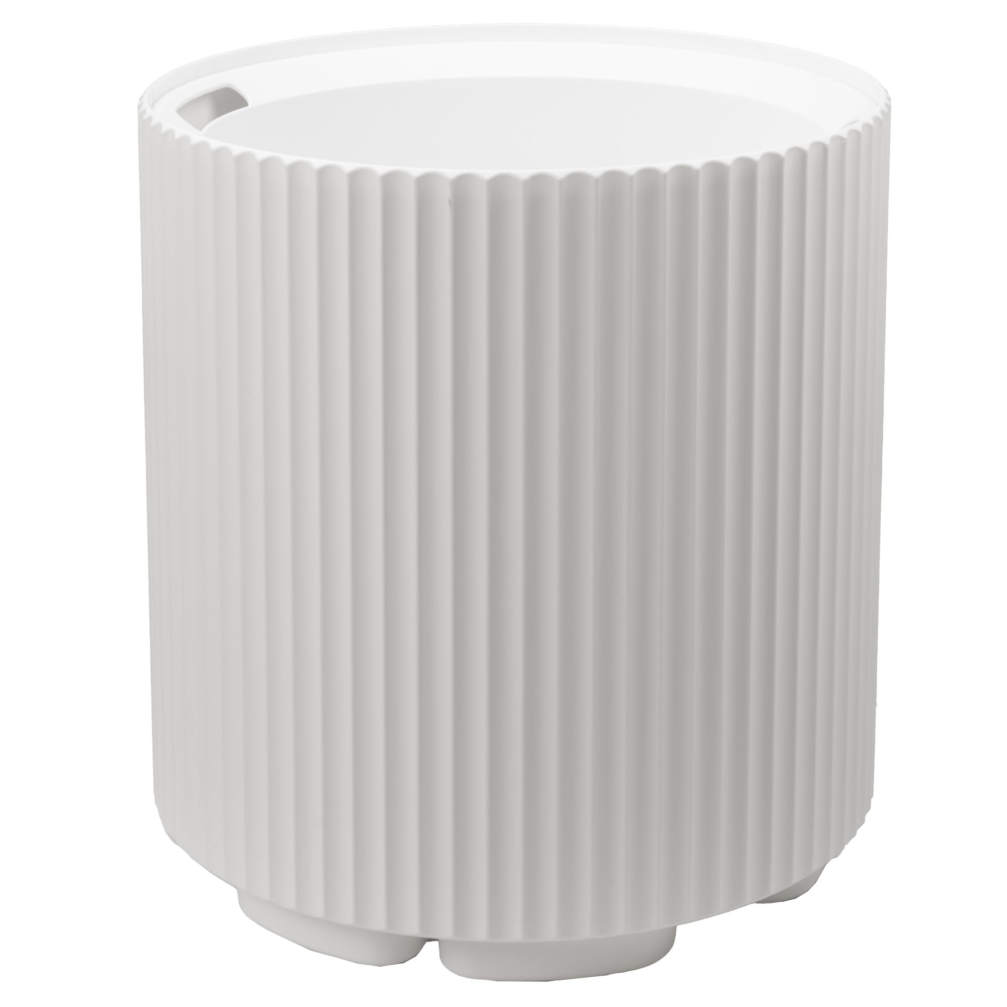 Round Self-Watering Plant Pot with Reservoir