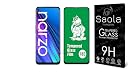 Saola 18D Tempered Glass With Inbuilt AirBag Borders For Realme Narzo 30 5G (PACK OF 1) with Free Installation Kit. Full screen Coverage - 6.5 inch gallery image