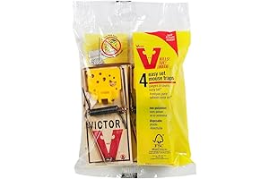 Victor 1105 Mouse Cheese Trap, 4-Pack