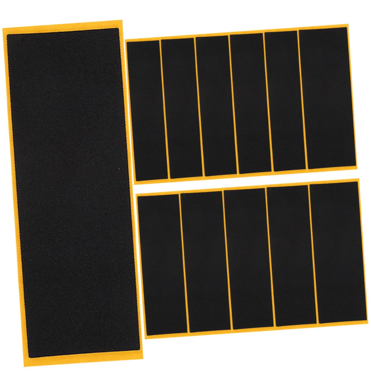 Adesivi Antiscivolo per Skateboard da Dita 12 Pezzi in Schiuma Cotone Nero Facili da Applicare per Sostituire Vecchie Stickers Fingerboard Grip Tape
