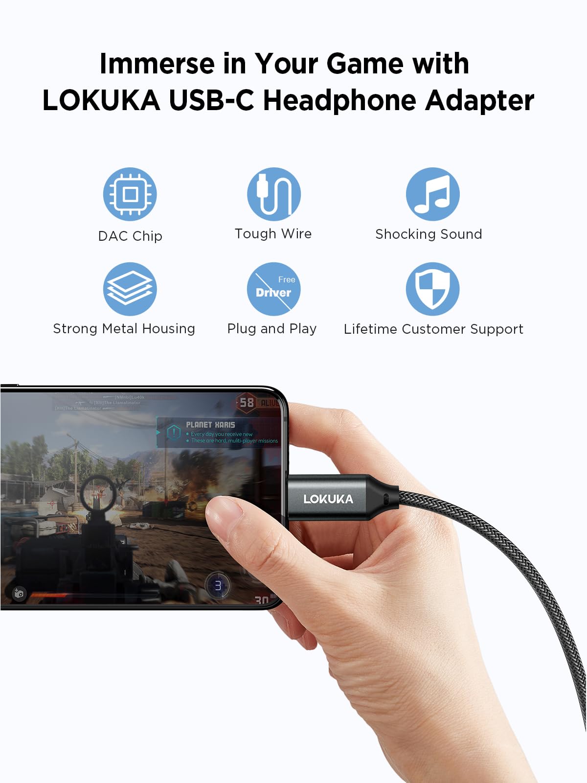 Divisor de micrófono de auriculares USB C a TRS de 3,5 mm, tipo C a adaptador de audio para auriculares y micrófono para auriculares de PC de doble enchufe a laptop tipo C, tablet, teléfono