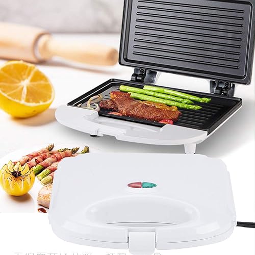 Miniatura 4 de Sandwichera para hacer waffles Aigostar con superficie de rejilla profunda antiadherente para prensa de panini de huevos, parrilla Panini Press