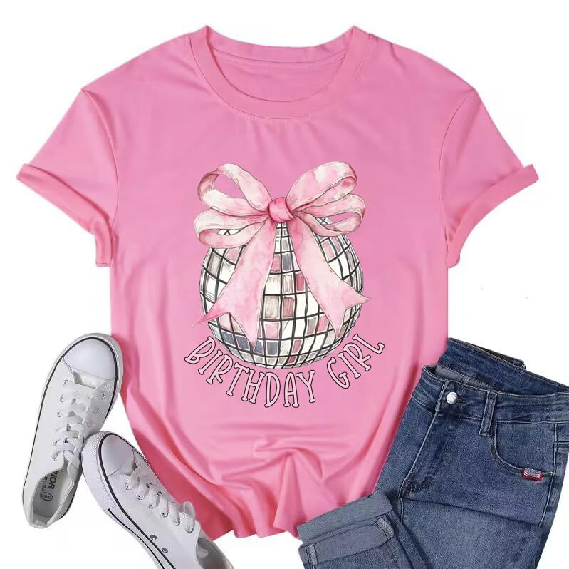 Image of Happy Birthday Shirts for Women Cute My Day My Way Birthday Girl T Shirt