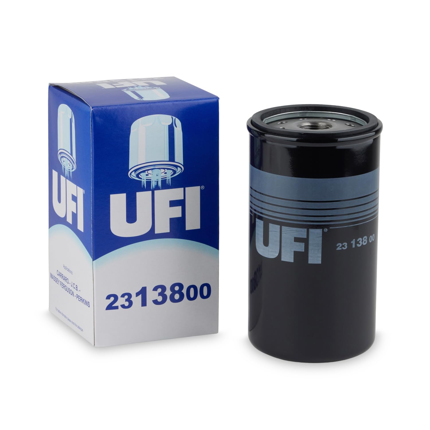 UFI Filters, Filtro de Aceite 23.138.00, Filtro de Aceite de Recambio, Apto para Vehículos Agrícolas, Apto para Modelos de ADE(Atlantis Diesel Engines), Ahlmann, Allis Chalmers y Armourweld