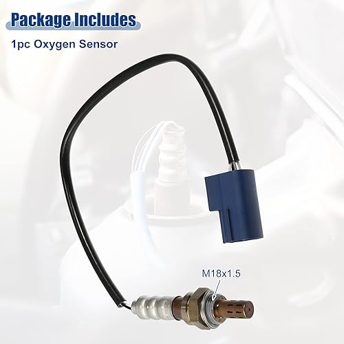 Miniatura 6 de ACROPIX Downstream - Sensor de oxígeno O2 para Nissan Frontier Pathfinder, paquete de 1, color negro