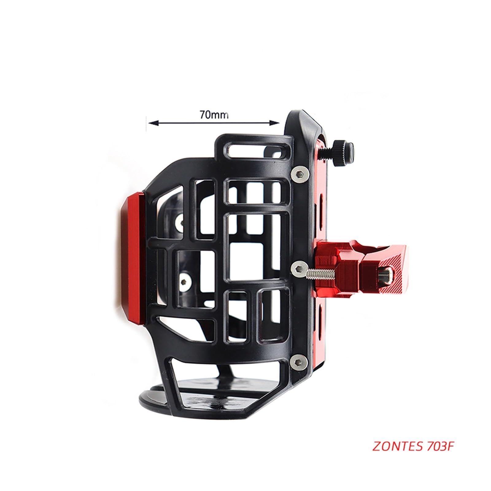 Porte-bidon pour Moto Zontes 703F F703 703 F, Support pour gobelet, Accessoires ADV Moto(Noir)