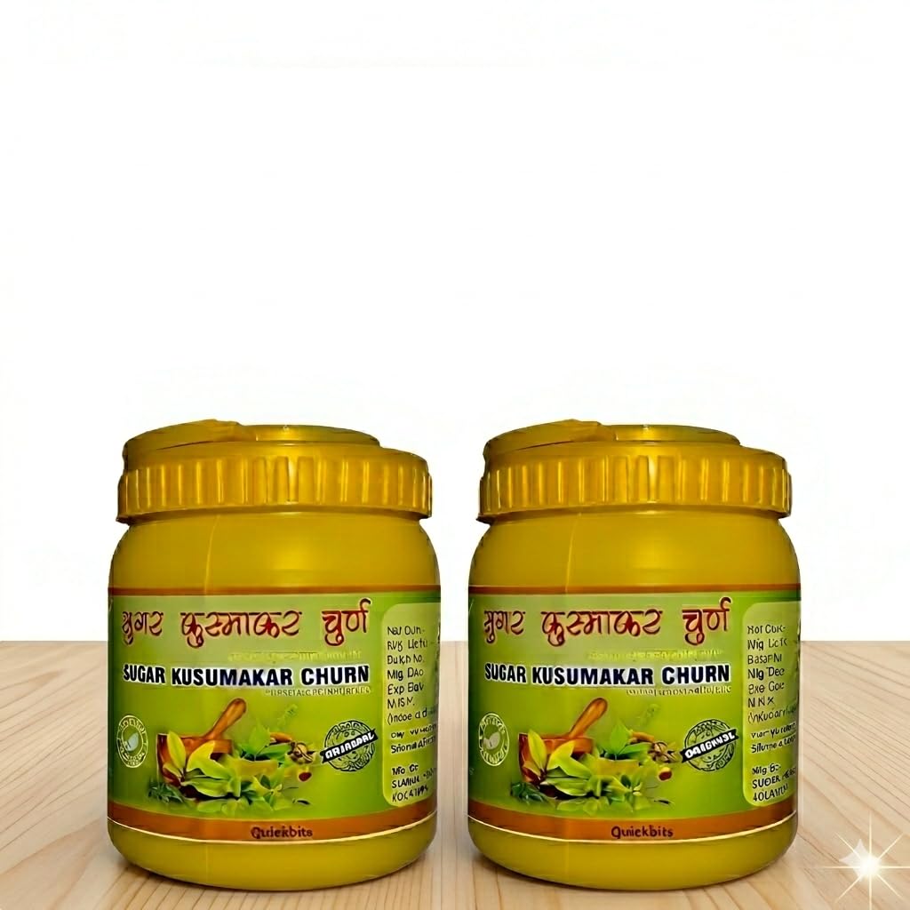 Kusumakrr Sugr Churan Ayurvedic Special 100gm Herbal Diabetes Powder Natural Ingredients (Pack Of 2)-image-6