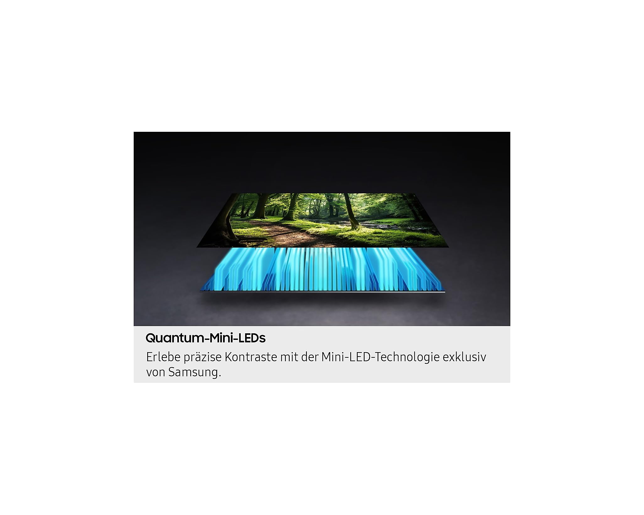 Samsung Neo QLED 4K QN70F 55" Mini TV LED NQ4 AI Gen2 Quantum Matrix Technology Slim, Motion Xcelerator 144Hz, AirSlim, Samsung Vision, AI Smart TV