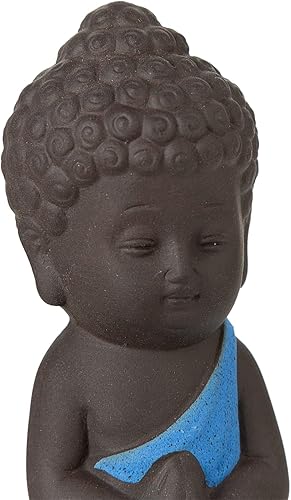 Miniatura 2 de Mini estatua de Buda, estatua de Buda de bolsillo, pequeña estatua de Buda, estatua de Buda bebé, escultura de Buda pequeña, Buda sentado, Buda