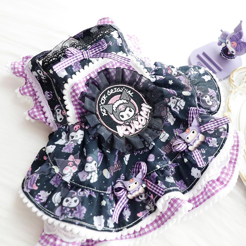 Amazon.com : Dog Princess Dresses Kuromi for Small Dogs Lolita