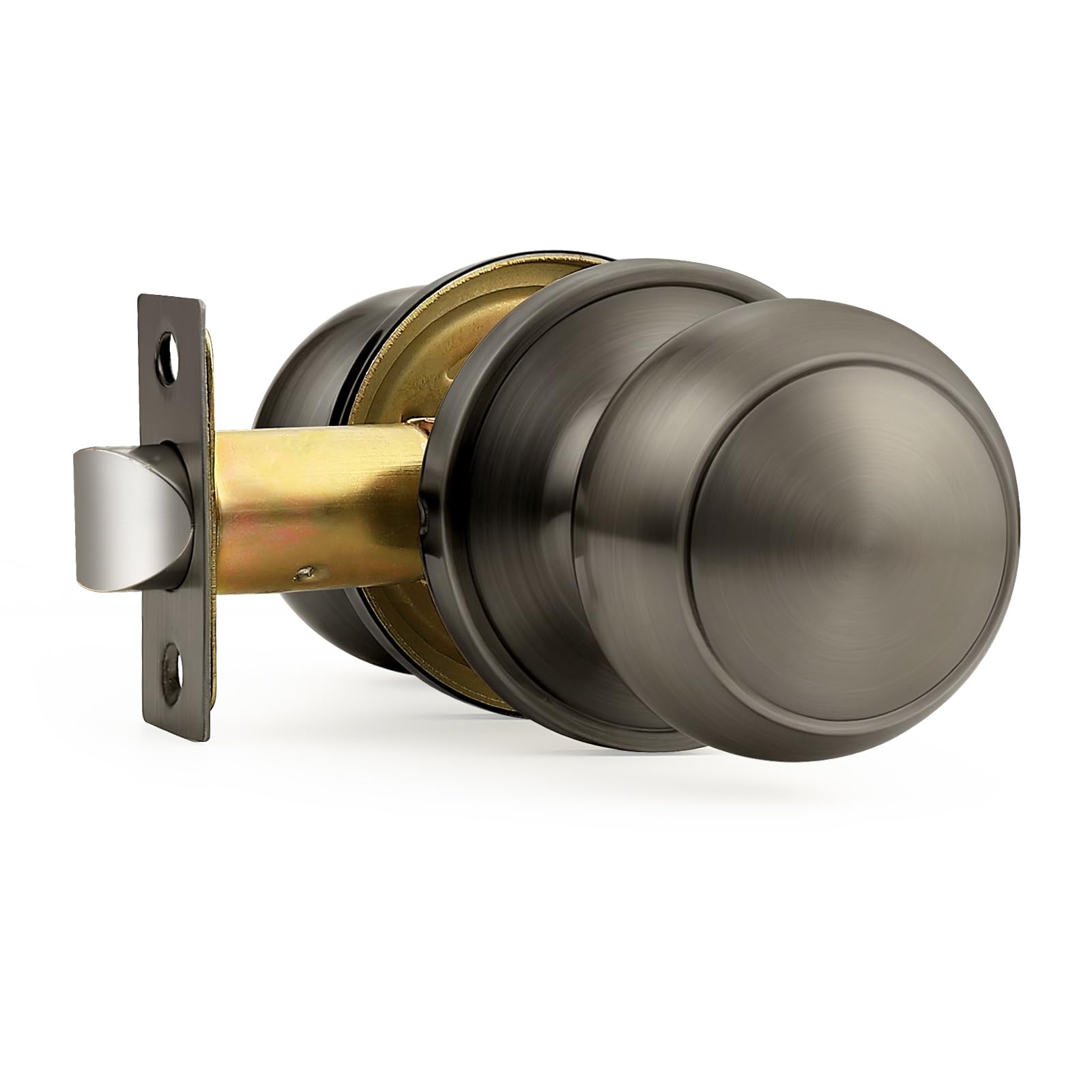 Probrico Matte Black Door Knobs - 10 Pack -25