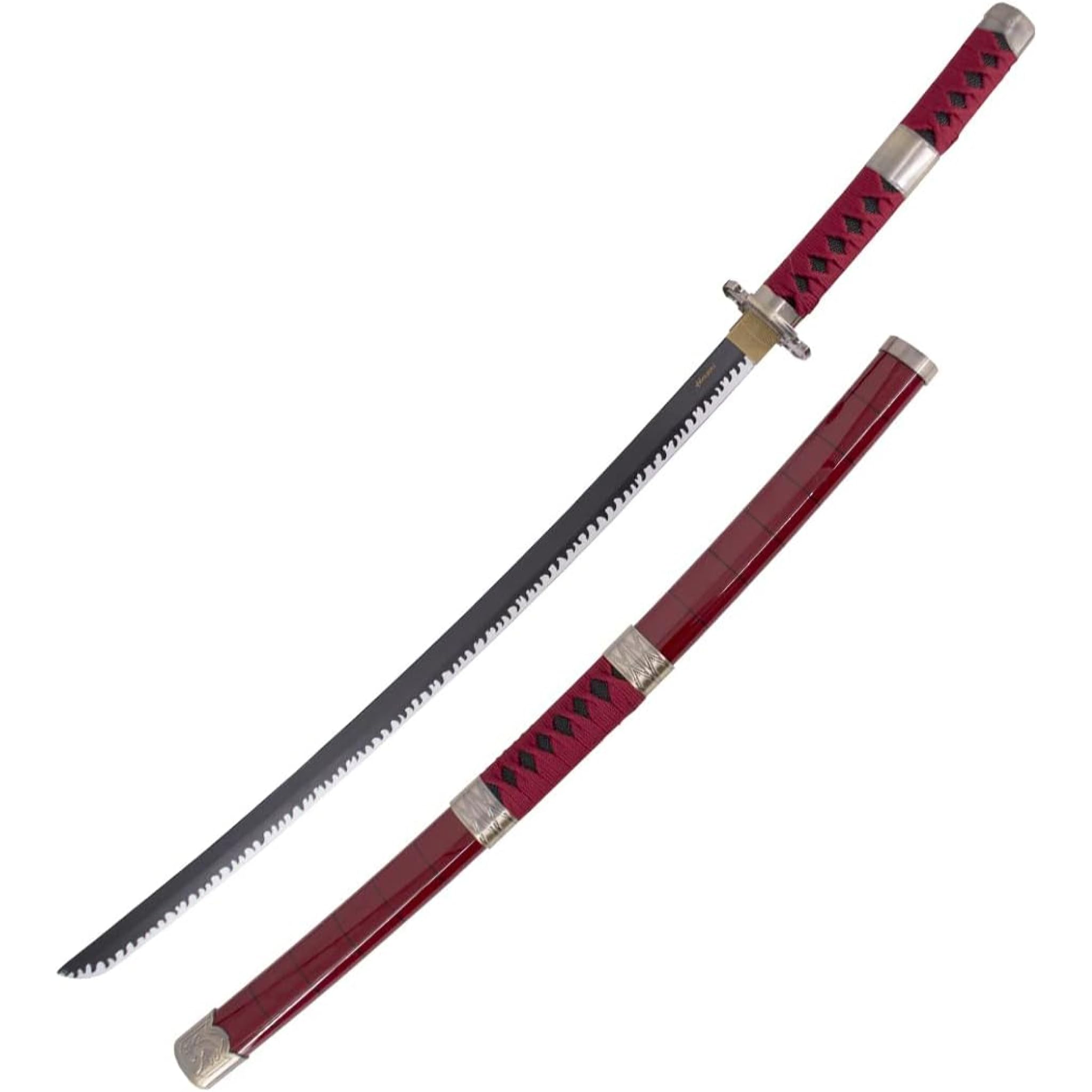 Next Level Roronoa Zoro Sandai Kitetsu V.2 Cosplay Sword | Bamboo Wooden Blade | Anime Samurai Prop | 103.5 cm