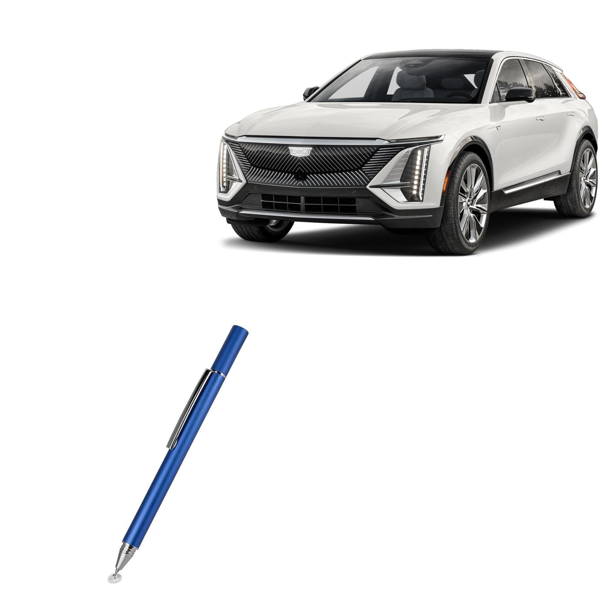 BoxWave Stylus Pen Compatible with Cadillac 2024 Lyriq Display (33 in) - FineTouch Capacitive Stylus, Super Precise Stylus Pen - Lunar Blue