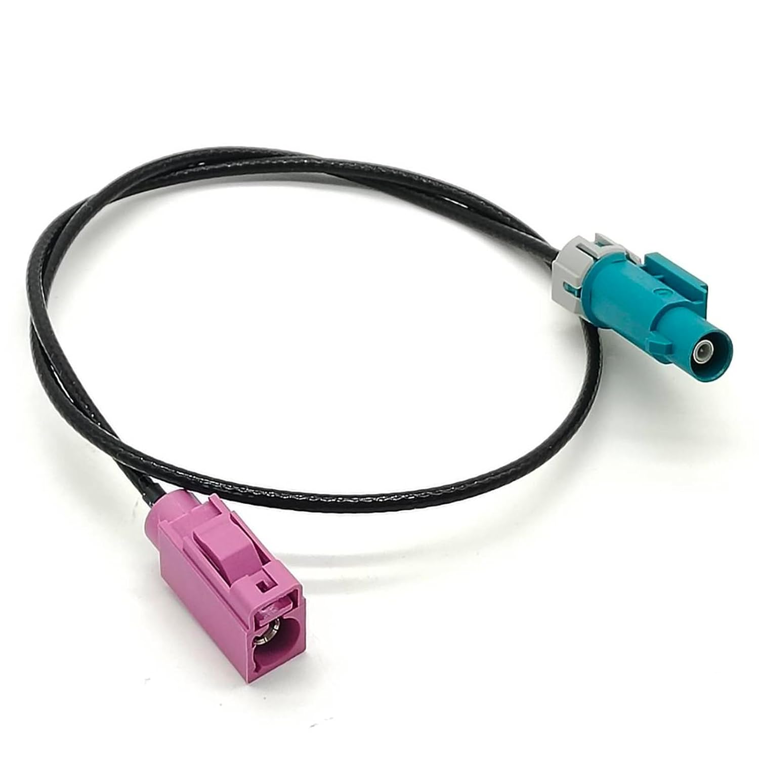 Straight Waterblue Fakra Z Plug Male Waterproof to Fakra H Jack Female Radio Vehicle Extension Cable Adapter RG316 50cm