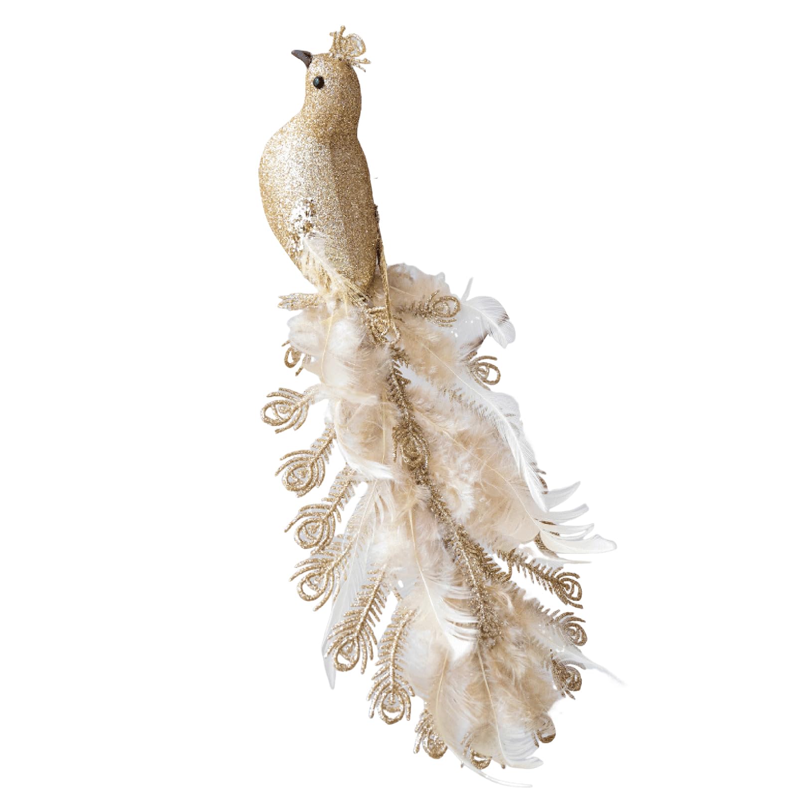 KAQNTUD Realistic Artificial Peacock Bird Decoration with Clip for Festival Wreaths Garlands and Flower Arrangements Festival Bird Decorations for Home and Garden