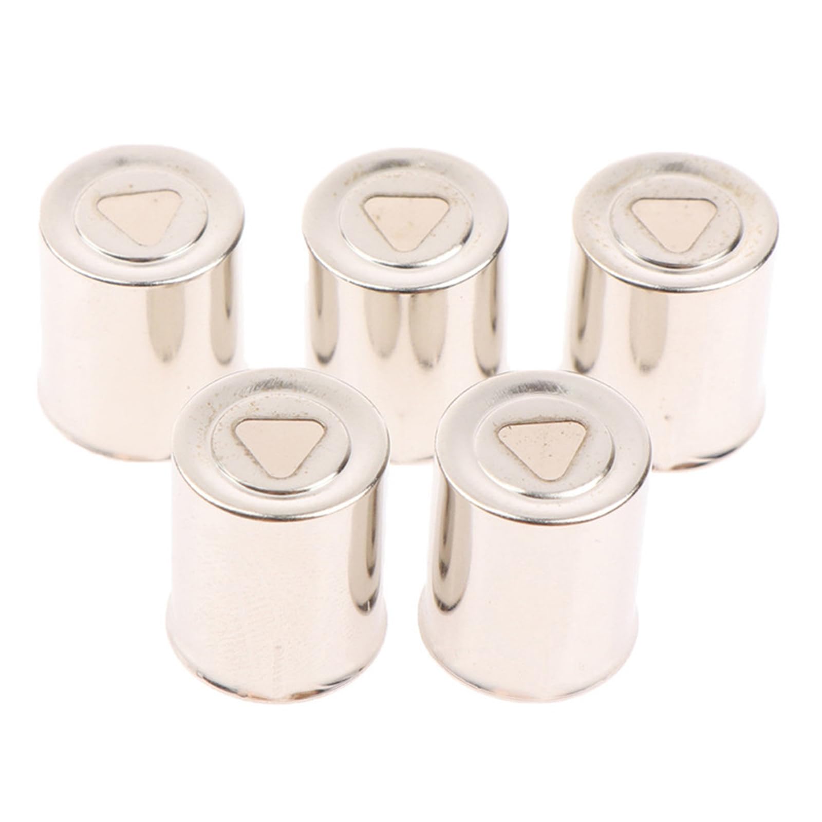 Xjdzineq Microwave Magnetron Caps Stainless Steel 5 Pack, Metal Waveguide Covers for Repair Parts and Kitchen Appliances Magnetron Cover Waveguide Cap Microwave Repair Component Oven Metal Part