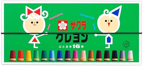 Sakura 16 Color Crayon Rolling Thickly
