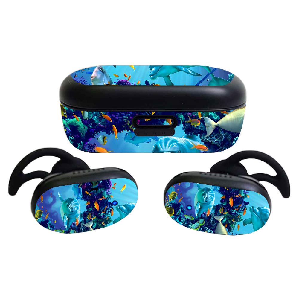 MIGHTY SKINS MightySkins Glossy Glitter Skin Compatible with Bose QuietComfort Earbuds (2020)
