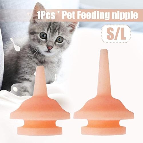 Miniatura 4 de 1 unids Universal Pet Feeding Pezón Mini Silicona Alimentación Chupete para Recién Nacido Pequeño L0A9 Cachorros Animales Gatitos Conejos Mascota