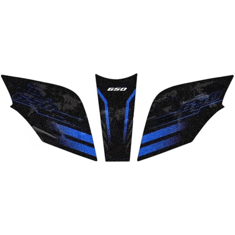 Tank Stickers Motorcycle Fuel Tank Pad Sticker for V-Strom for VS&TROM for DL 650 XT 18-23(Type 3)