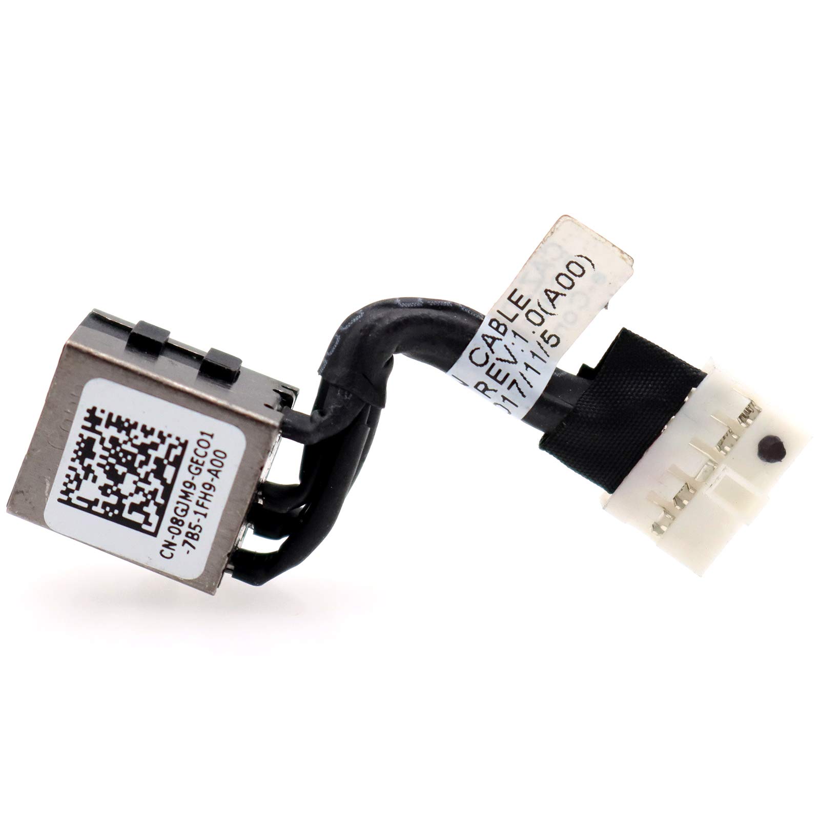 Deal4GO DC-in Power Jack Connector Port 8GJM9 DP4VC T3CWT Replacement for Dell Latitude 7480 7490 7380 7390 7290 7280