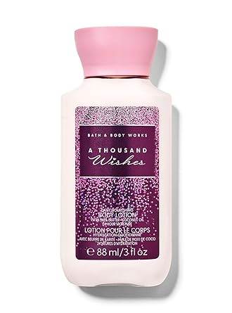 Bath and Body Works A Thousand Wishes Travel Size Body Lotion | 88 ml / 3 fl oz | Travel Size Body Lotion | Woodsy Fragrance | For Men & Women