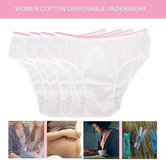 Slip Usa E Getta In Cotone - Confezione Da 7 Pezzi | Ideali Per Ospedale, Viaggi E Maternità - Foto 8