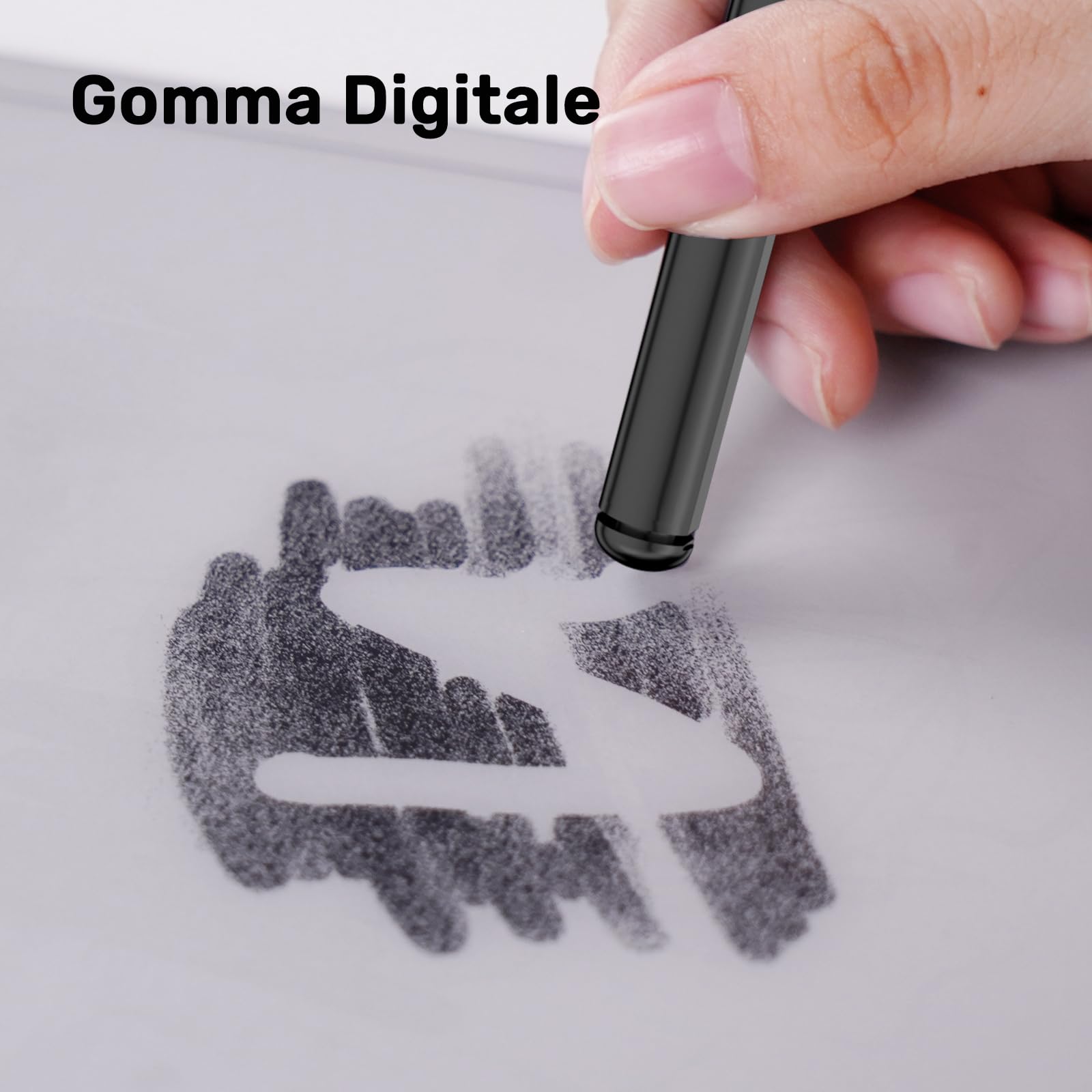 Penna per Remarkable 2, Stilo EMR con Gomma, Livello di Pressione 4096, Rifiuto del Palmo & Adsorbimento Magnetico, Penna Compatibile con Kindle Scribe/Remarkable 2/1