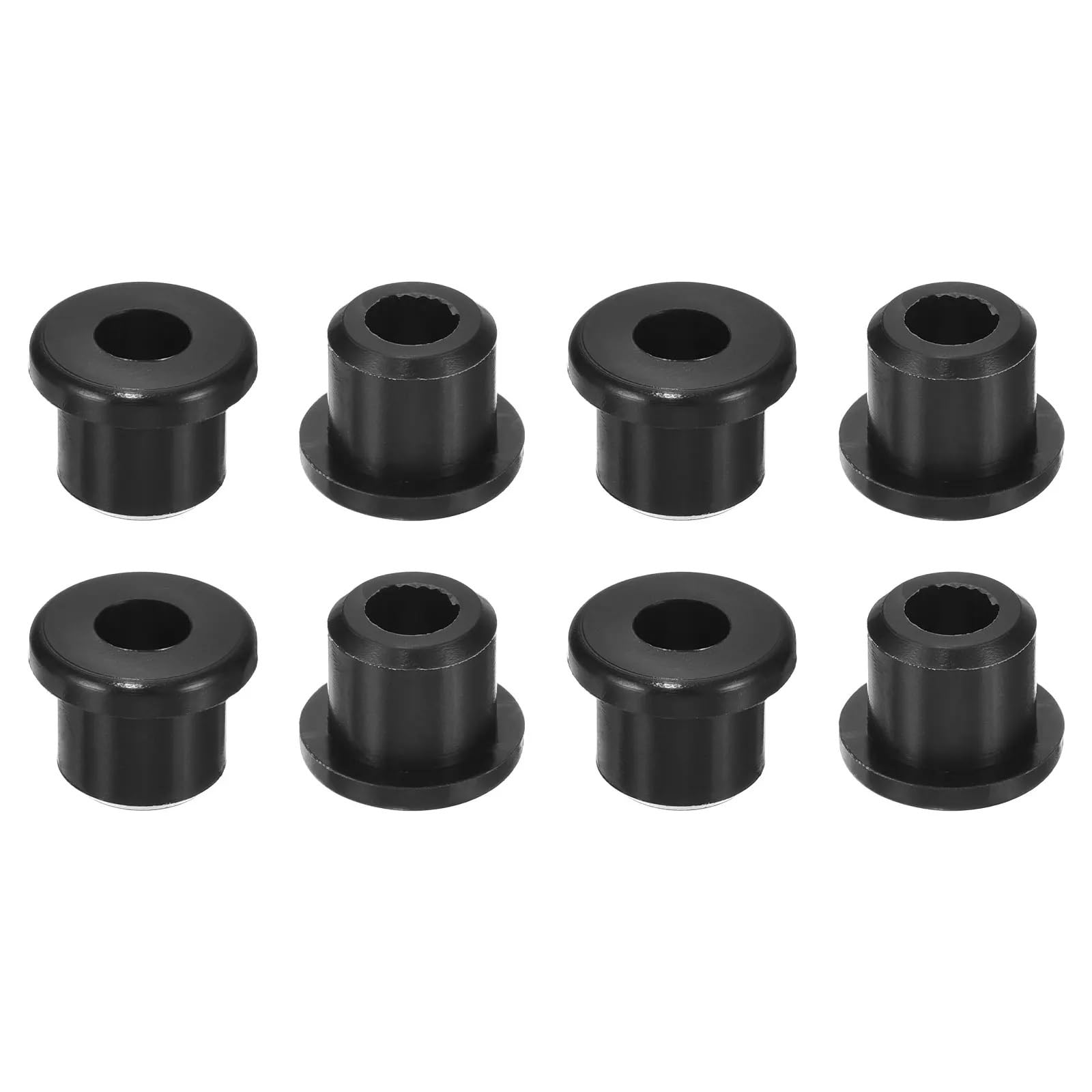 Desk Cable Grommet 20pcs Rubber Grommets Hole Top Hat Grommet Black Silicone Plug Gasket for Wiring, Automotive(Size2)