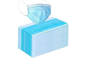 100Pcs Disposable Blue 3-Ply Earloop Modena Face Masks