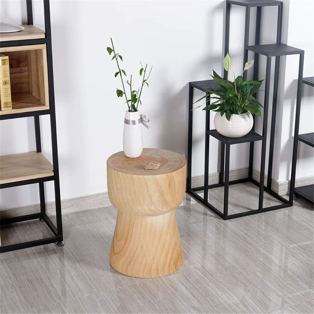 Amazon｜コーヒーテーブル 素朴な表面装飾ウッドルック木の切り株