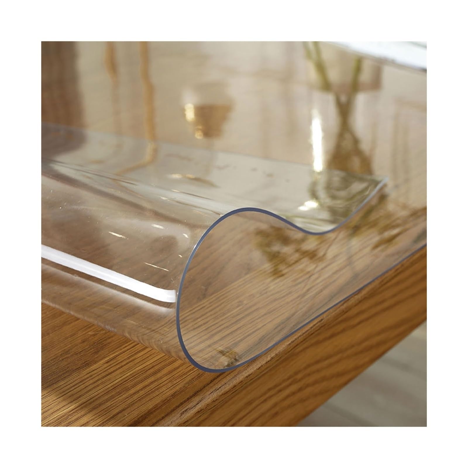 Nappe de protection transparente pour table de salle à manger et grand bureau