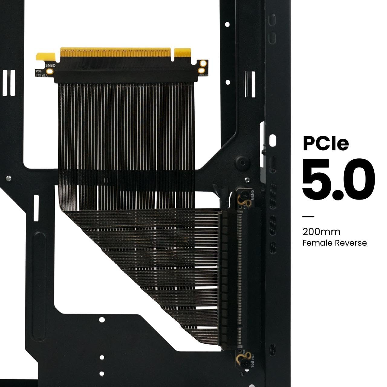 SSUPD MESHROOM S WT PCI5(ライザーケーブル破損あり) Amazon | SSUPD コンパクトPCケース Meshroom S PCI5 WT PCIe5.0