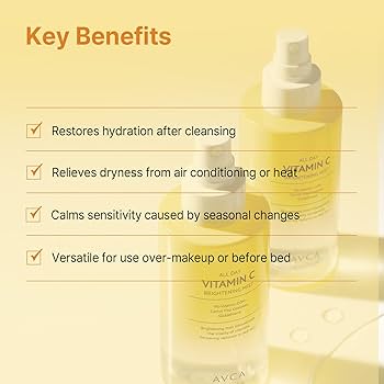 フェイスクリーム Acco.. Amazon.com: AVCA All Day Vitamin C Brightening Face Mist