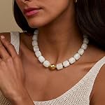 Été plage bijoux Chunky collier perlé pour les femmes Trendy Statement Gros coloré perles colliers de Choker Boho Charm