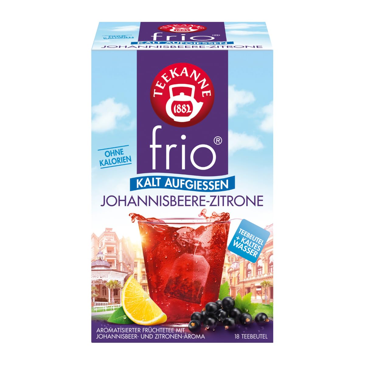 frio Johannisbeere-Zitrone 10 Packungen à 18 Beutel, 450g