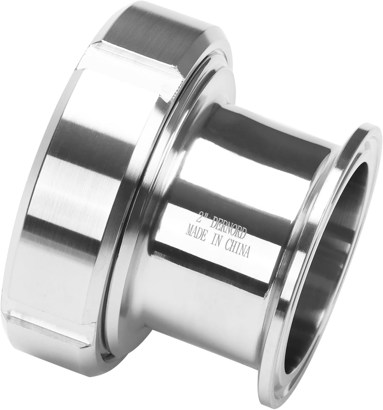 DERNORD Tri Clamp Sight Glass 2" Union Type Stainless Steel 304 Tank View Glass