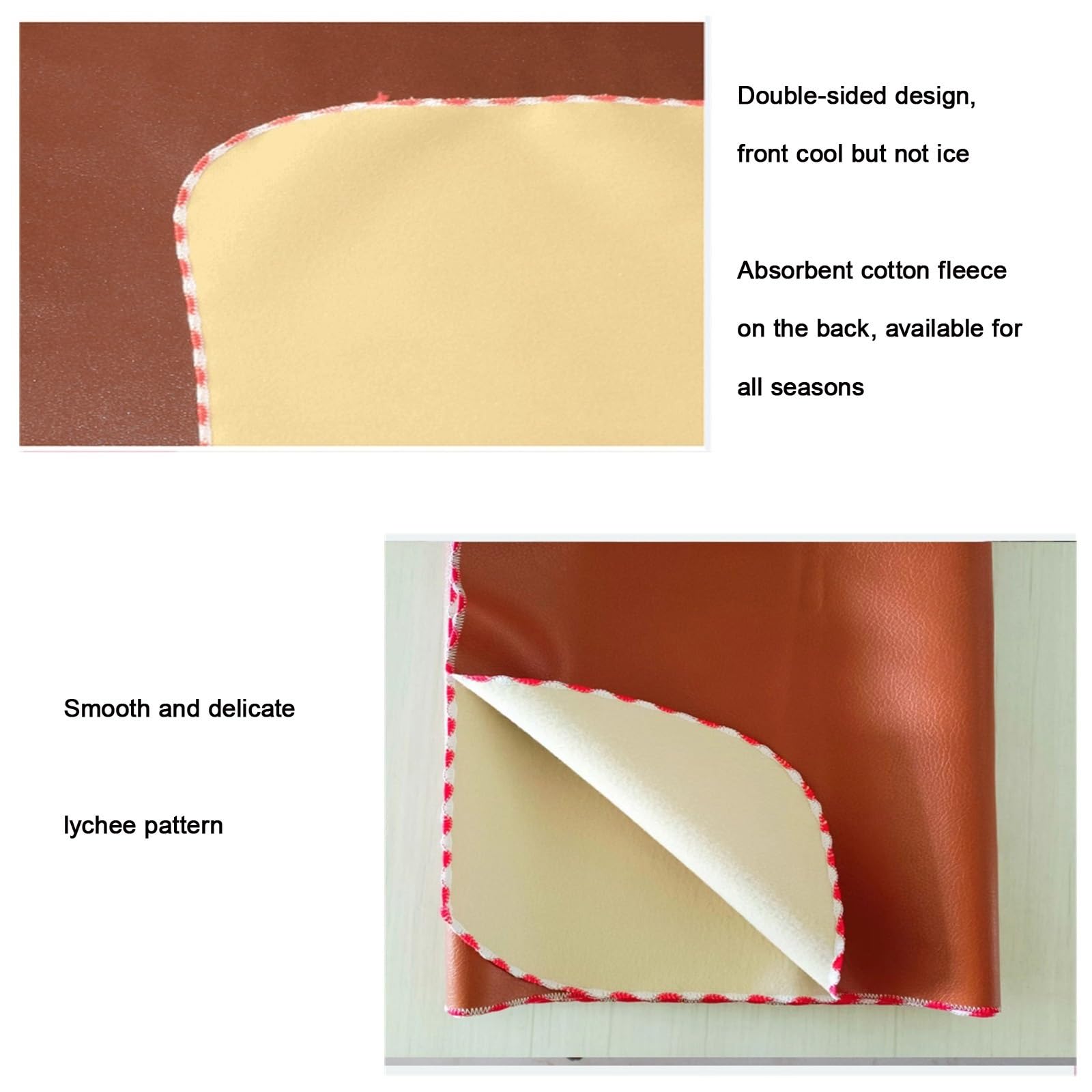 Piel Empapadores Cama Adultos Lavables Impermeables Protectores De Incontinencia A Prueba De Fugas Protector De Cama Reutilizables Protector De Colchón Antideslizante(Red,200x200cm)