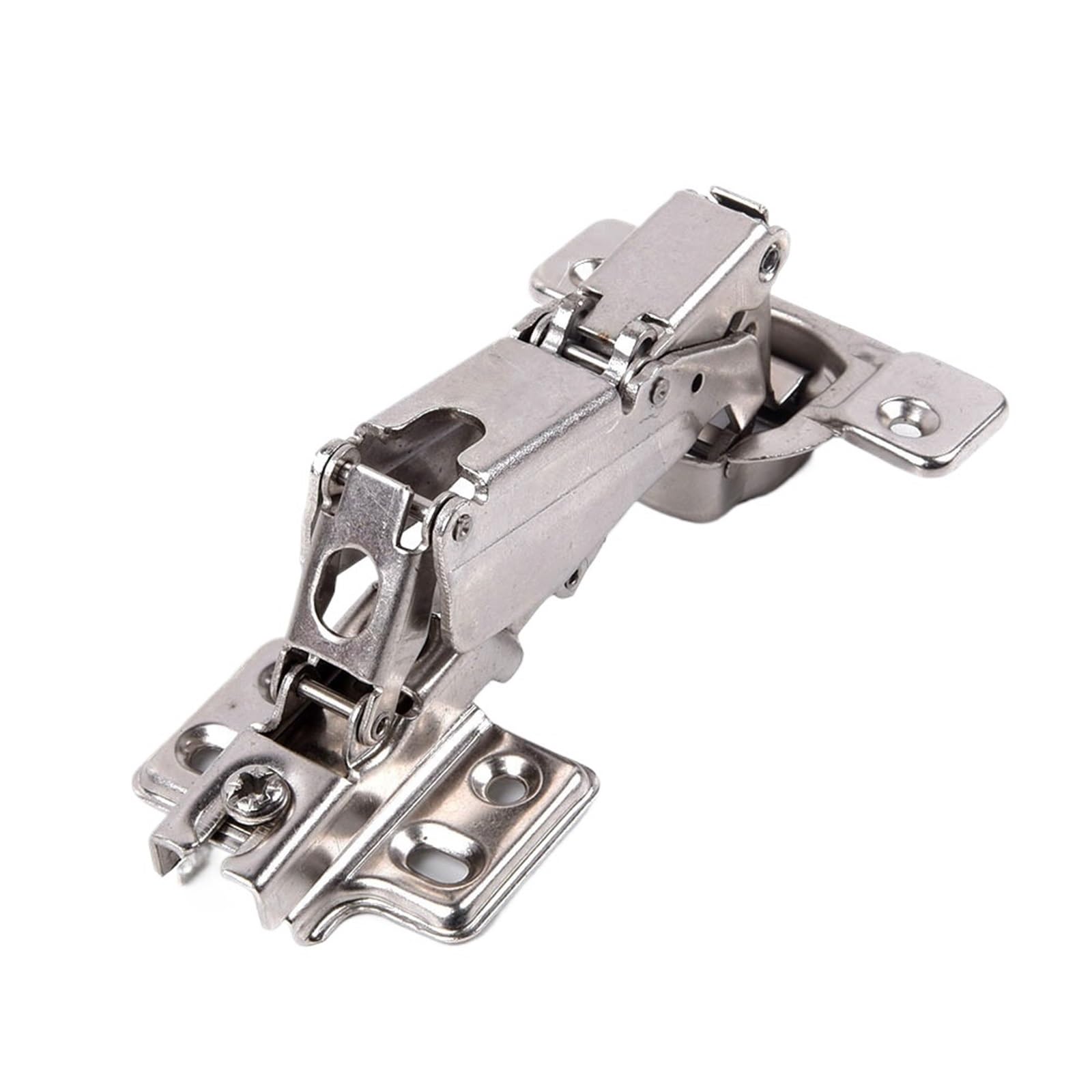 1PCS Stainless Steel Cabinet Door Hinges Door Concealed Hinges with Screws