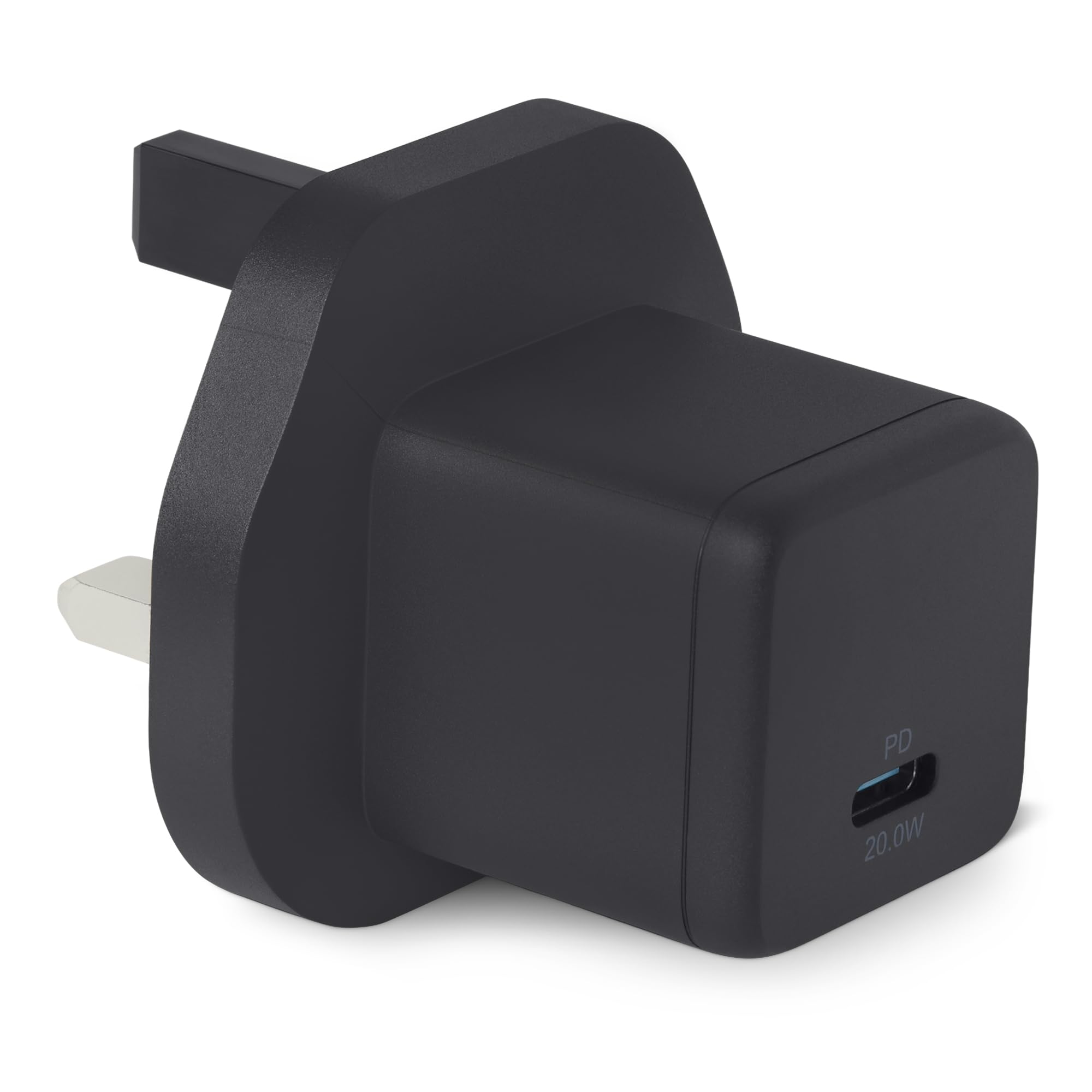 Amazon Basics Fast Charging USB C Nano GaN Wall Charger, 120W 3-Port for Laptops Tablets Phones, Black — view 10