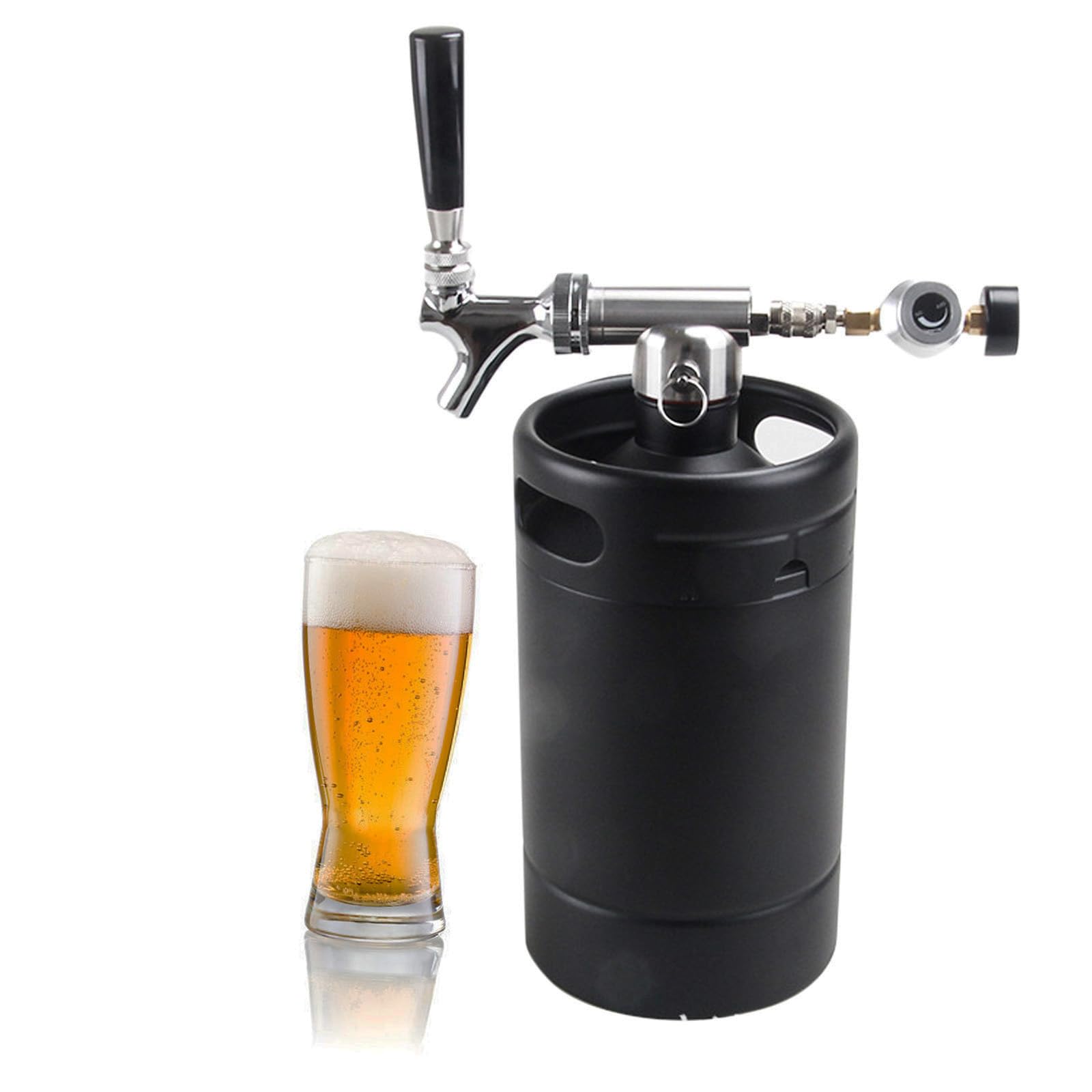 Amazon | WRJAHCG ビールサーバー、2Lビール樽ディスペンサー