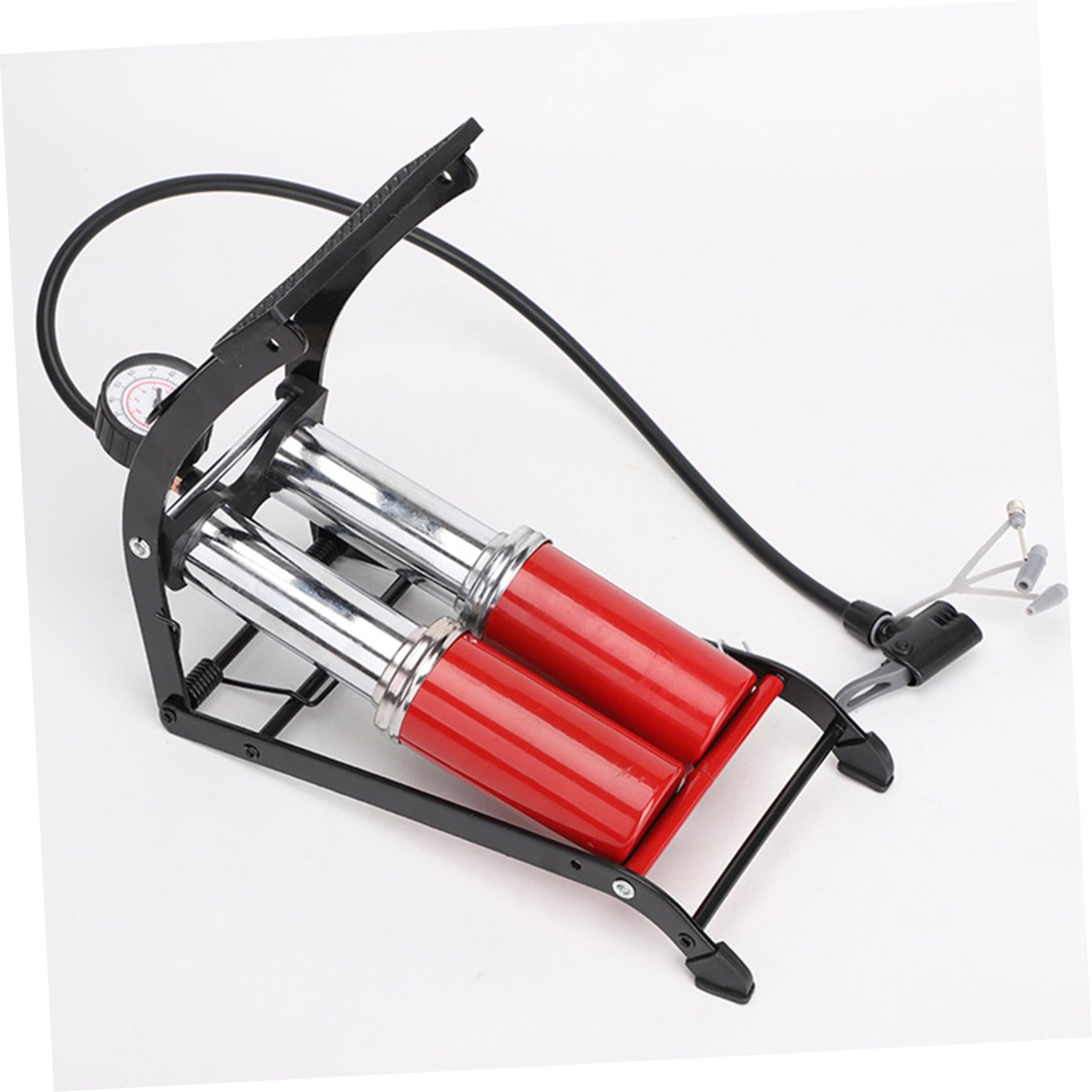 BESPORTBLE 1pezzi Pompa Pedale Portatile Per Biciclette Auto e Palloni Alta Pressione Aria Leggera e Facile Da Trasportare e Usare