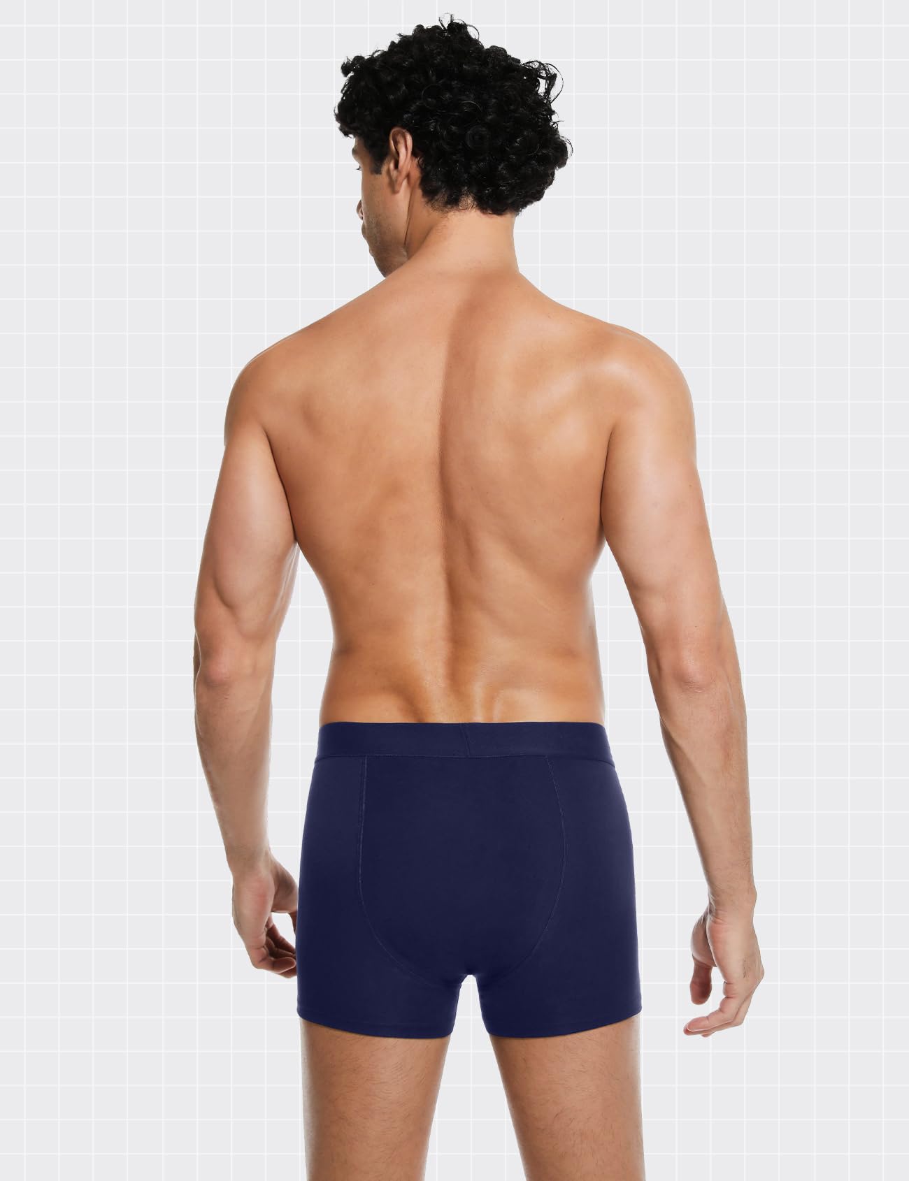 Carer Pack de 3 Calzoncillos Bóxer para Incontinencia Hombre 250 ml de Absorción, Ropa Interior de Algodón Suave y Transpirable Lavable y Reutilizable Protección Antifugas Azul Talla XL